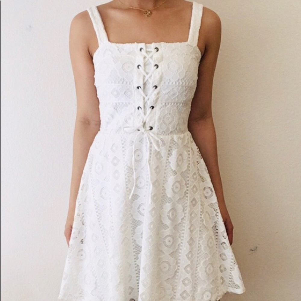 White Lace Aeropostale Sundress